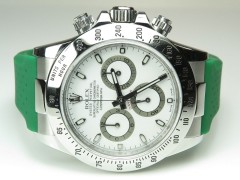 Rolex Daytona #16520 Style - 20/16mm Breathable Rubber Strap (7 colors)